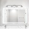 Designers Fountain Knoll 33in 4-Light Chrome Retro Modern Indoor Vanity Light with Clear Glass Shades 95904-CH - alternate 2